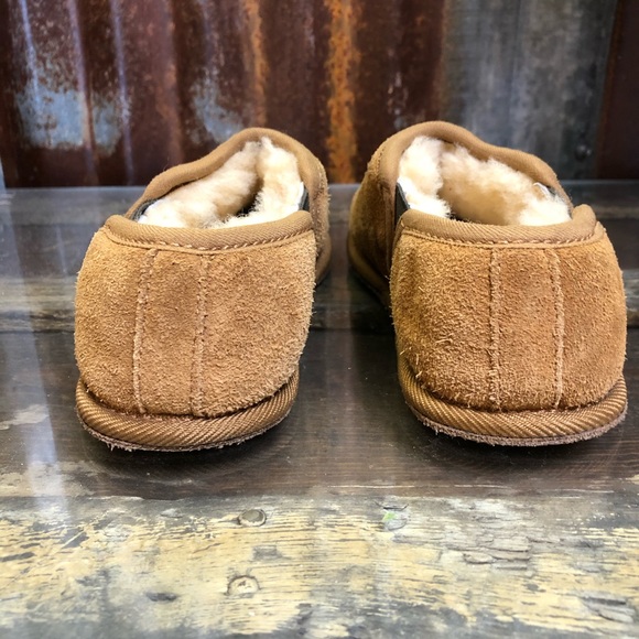 SH28 UGG Slip On Brown Suede w/sheepskin lining - Picture 4 of 8